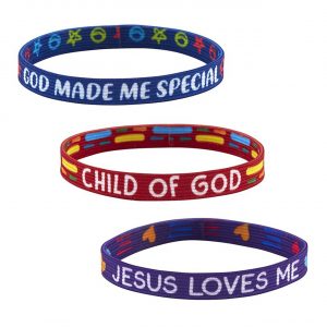 Children's Inspirational Bracelet Assortment (3 Asst x 48 Bracelet)