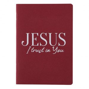 Jesus I Trust in You Kraft Notebook