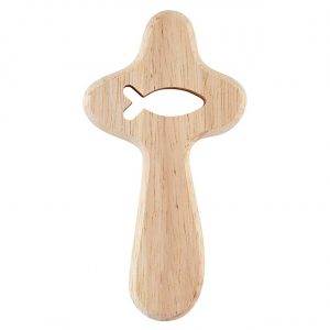 Cutout Handheld Cross - Fish