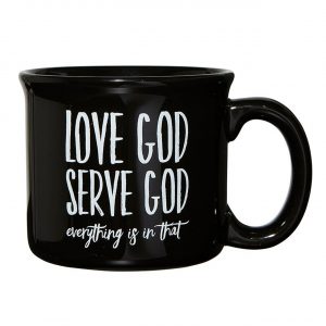Love God, Serve God Mug with Gift Wrap
