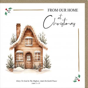 From Our Home at Christmas Greetings Card