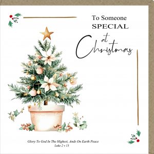 To Someone Special at Christmas Greetings Card