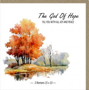 The God Of Hope Greetings Card