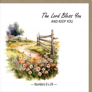 The Lord Bless You Greetings Card