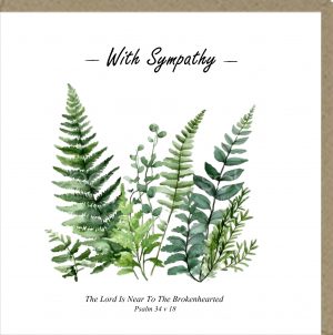 With Sympathy Greetings Card