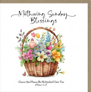 Mothering Sunday Blessings Greetings Card