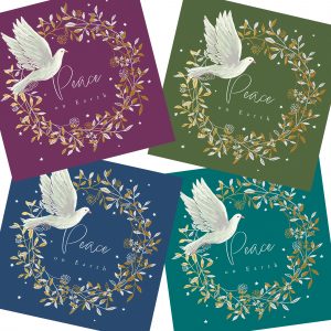 TLM - Peace on Earth Dove Christmas Cards (Pack of 20)