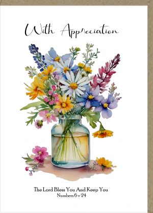 With Appreciation Greeting Cards
