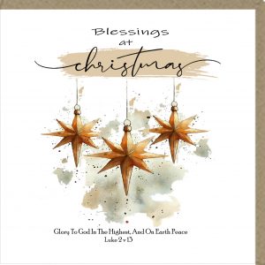 Blessings at Christmas Greeting Cards