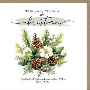 Thinking of You at Christmas Greeting Cards