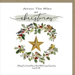 Across the Miles at Christmas Greeting Cards