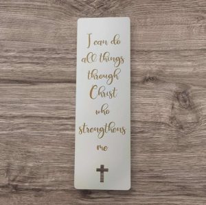 Bookmark I can do all things through Christ who strengthens me