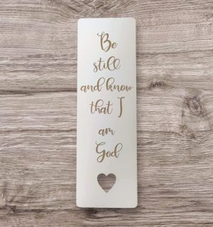 Bookmark Be still and know that I am God