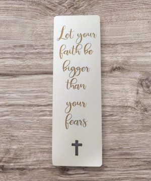Bookmark Let your faith be bigger than your fears