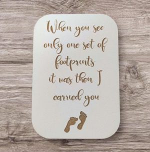 Fridge Magent Footprints