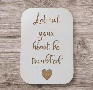 Fridge Magent Let not your heart be troubled