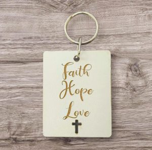 Keyring Faith Hope Love