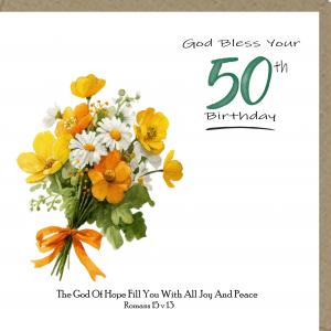 God Bless Your Birthday 50
