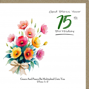 God Bless Your Birthday 75