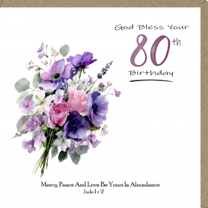 God Bless Your Birthday 80