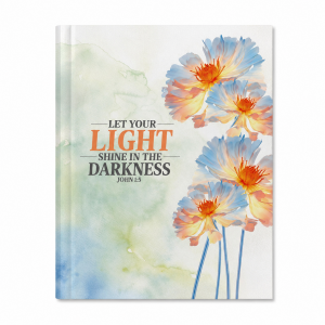 Colour Notepad - Hard Cover - 196 pages - Let your light shine in the darkness. John 1:5