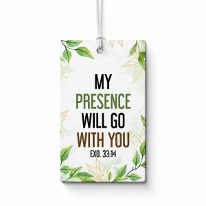 Car Rear View Mirror Hanger - My presence will go with you