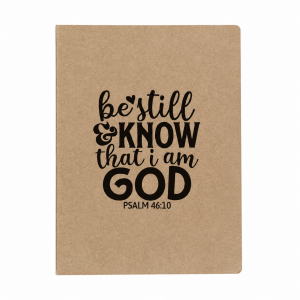 Craft - Notepad   - 64  pages - Ruled - Be still and know that I am God. Psalms 46:10