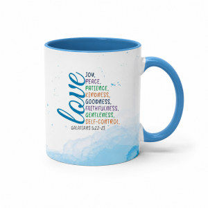 Color Handle Mugs - Fruit of the Spirit