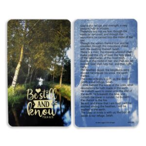 Prayer Card - Be Still and Know